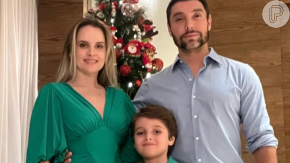 Keruse Bongiolo, Leonardo Carvalho e o filho Luca