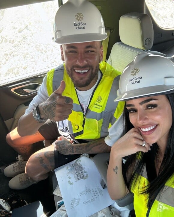 Bruna Biancardi compartilhou um vídeo de Neymar nos seus stories com uma mensagem especial