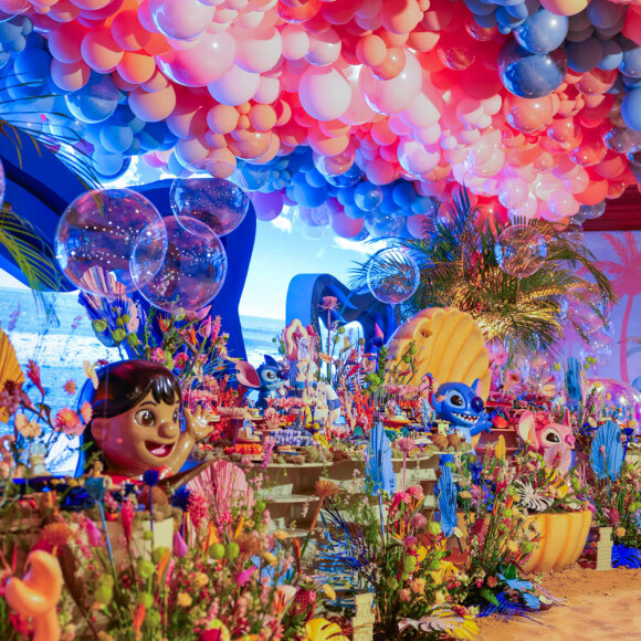 A decoração da festa de Sophia impressionou