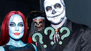 Famoso casal capricha para fantasia da festa de Halloween de Tiago Abravanel e surge I-R-R-E-C-O-N-H-E-C-Í-V-E-L!