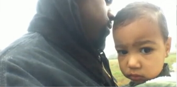Kanye West lança o clipe 'Only One' com a participação especial da filha, North West, em 29 de janeiro de 2014