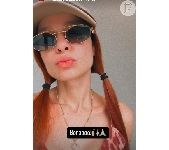 Nesta quarta-feira (06), Maiara apareceu se exibindo nas redes sociais antes de realizar um treino