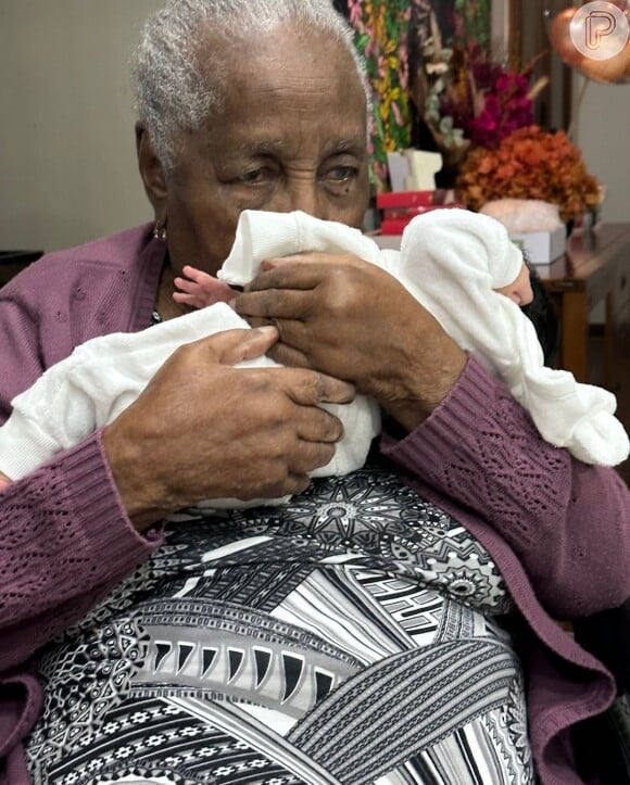 Nala ganhou o carinho da família de Iza logo após o nascimento