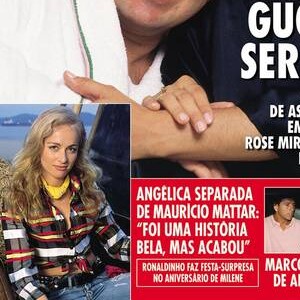 'Gugu vai ser papai': ao anunciar paternidade na revista Caras, Gugu se referiu à Rose Miriam apenas como 'mãe do meu filho'