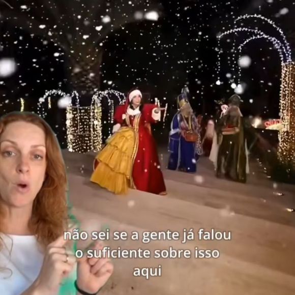 Laila deixou claro que a decoração está linda, no entanto, escreveu que parecia um shopping.