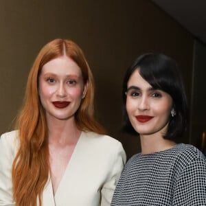 Marina Ruy Barbosa e Valentina Herszage, protagonista de 'Polacas', na pré-estreia do filme em 2 de dezembro de 2024