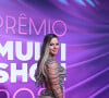 Prêmio Multishow 2024: Viviane Araujo usou e abusou do brilho e transparência com um vestido ousado