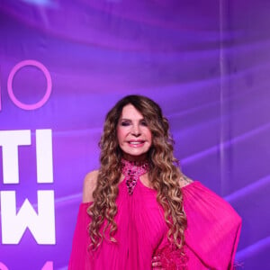 Prêmio Multishow 2024: Elba Ramalho apostou em um vestido rosa com plumas nas mangas