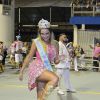 Ellen Roche rainha de bateria da escola de samba Rosas de Ouro, de São Paulo, recebeu sua coroa e faixa do Carnaval 2015 no ensaio técnico da agremiação realizado no sambódromo do Anhembi