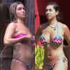 Aline alfinetou Amanda ao chamá-la de obesa. Mas segundo o site oficial do 'Big Brother Brasil 15', das duas foi a mineira quem mais engordou no confinamento