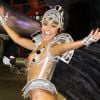 Rainha de bateria da Gaviões da Fiel, Sabrina Sato também ousou e exibiu a boa forma no Carnaval de 2011