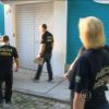 Agentes da Polícia Federal chegaram logo cedo a casa de Luma de Oliveira