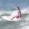 O surfe é uma das grandes paixões de Rodrigo Hilbert