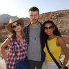 Alinne Moraes, Rodrigo Hilbert e Taís Araújo viajaram juntos para a Jordânia para gravar cenas de 'Viver a Vida'