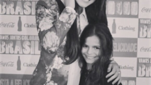 Bruna Marquezine publica foto com a irmã, Luana: 'Minha princesinha'