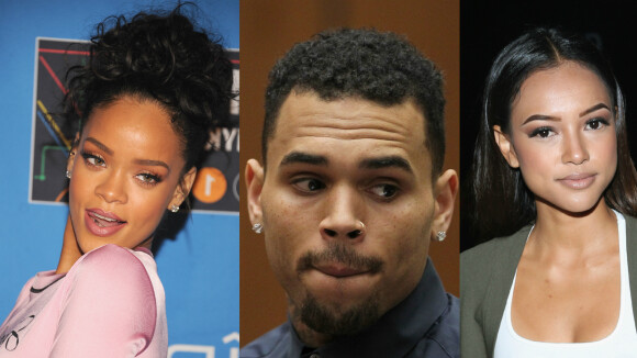 Chris Brown não dá parabéns para Rihanna por causa da namorada: 'Ela me bateria'