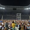 A Arena Grêmio estava lotada para cantar parabéns para o rei