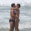 Sophie Charlotte e Daniel de Oliveira estão sempre juntos trocando beijos apaixonados