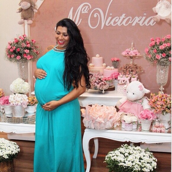 Ellen Cardoso, a Moranguinho, anunciou a gravidez em setembro