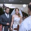 Elenco de 'Império' gravou cenas do casamento de Cristina (Leandra Leal) e Vicente (Rafael Cardoso)