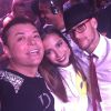 Neymar, Anitta e David Brazil posam na festa de aniversário de Rafaella Santos