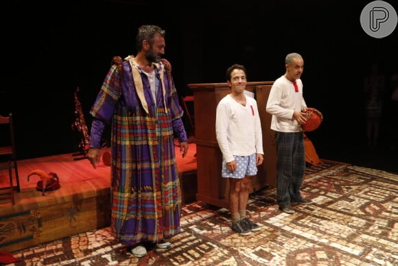 Domingos Montagner estreou nesta terça-feira, 10 de março de 2015, a peça 'Mistero Buffo'