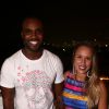 Rafael Zulu curtiu festa no Rio de Janeiro com a namorada, Erys Martins
