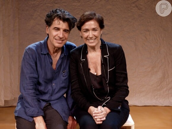 Lilia Cabral e Paulo Betti, colegas da novela 'Império', posaram juntos para fotos
