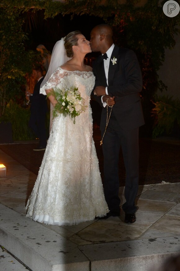 O casamento de Fernanda Souza e Thiaguinho teve muitos momentos marcantes e reuniu vários famosos na cerimônia do dia 24 de fevereiro de 2015