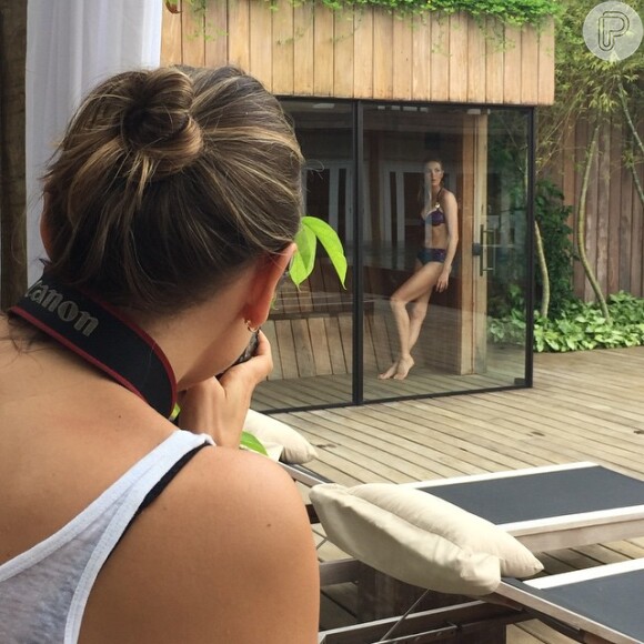 Ana Hickmann esbanjou boa forma de biquíni e arrancou elogios de seus seguidores no Instagram