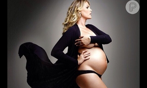 Durante a gravidez, Ana Hickmann engordou 30 Kg