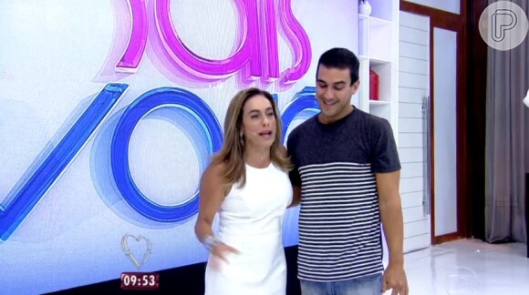 André Marques e Cissa Guimarães substituíram Ana Maria Braga no 'Mais Você'