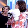 Fátima Bernardes luta boxe no programa 'Encontro': 'Quero melhorar meu bíceps'