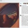 Thammy Miranda postou a foto na qual aparece admirando uma mulher através da lente de seus óculos de sol nesta sexta-feira, 3 de maio de 2013. Trata-se de Nilceia no reflexo
