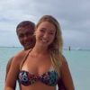 Romário e Dixie Pratt passaram as férias de início de ano em Aruba, no Caribe