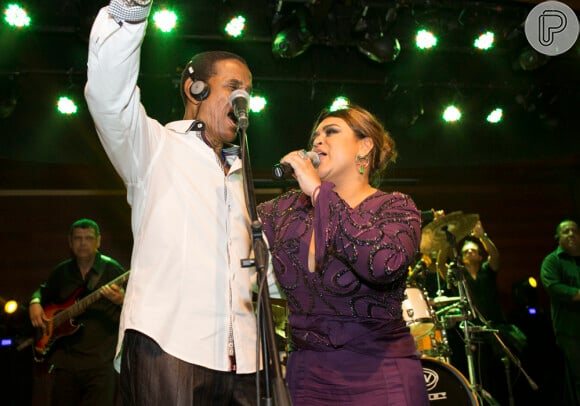 Preta Gil também cantou no casamento de Thiaguinho e Fernanda Souza