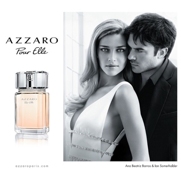 A top model brasileira estrela o comercial do primeiro perfume feminino da marca ao lado do ator e modelo americano Ian Somerhalder, o Damon Salvatore da série 'The Vampire Diaries'