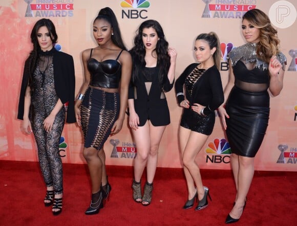 As integrantes do grupo Fifth Harmony também optaram pelo preto em seus looks