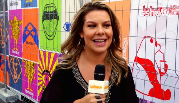 Fernanda Souza apresentou o Lollapalooza, nos dias 28 e 29 de março de 2015