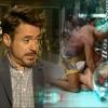 Robert Downey Jr. se inspira em Anderson Silva para compor personagem do filme 'Homem de de Ferro 3'. A entrevista com o ator foi exibida pelo 'Fantástico' em 13 de maio de 2013