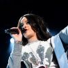Rihanna lança música 'American Oxygen' no March Madness Festival em Indianápolis, Indiana, nos Estados Unidos, em 4 de março de 2015