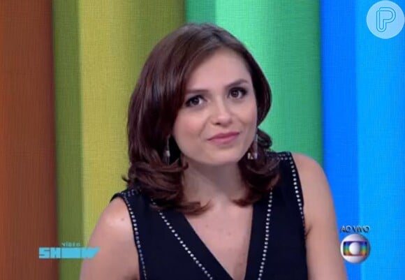 Monica Iozzi voltou a brincar com Otaviano Costa durante o 'Vídeo Show': 'Falou que a Camila Pitanga era uma delícia'