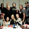 O diretor também publicou foto da reunião do elenco, que conta com nomes como Will Smith, Margot Robbie, Cara Delevingne e Viola Davis