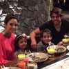 Kaká comemora seu aniversário de 33 anos ao lado da família, nos Estados Unidos