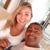 Romário recebe declaração amorosa da namorada, Dixie Pratt: 'Dono do meu coração', escreveu ela no Instagram, nesta segunda-feira, 27 de abril de 2015