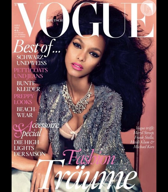 A top já estampou a capa da revista 'Vogue' da Alemanha