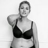Justine Legault em campanha da grife de lingeries Lane Bryant