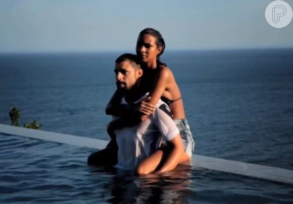 A modelo Laís Ribeiro já posou com o ator Cauã Reymond para a campanha de verão 2015 da grife Ellus
