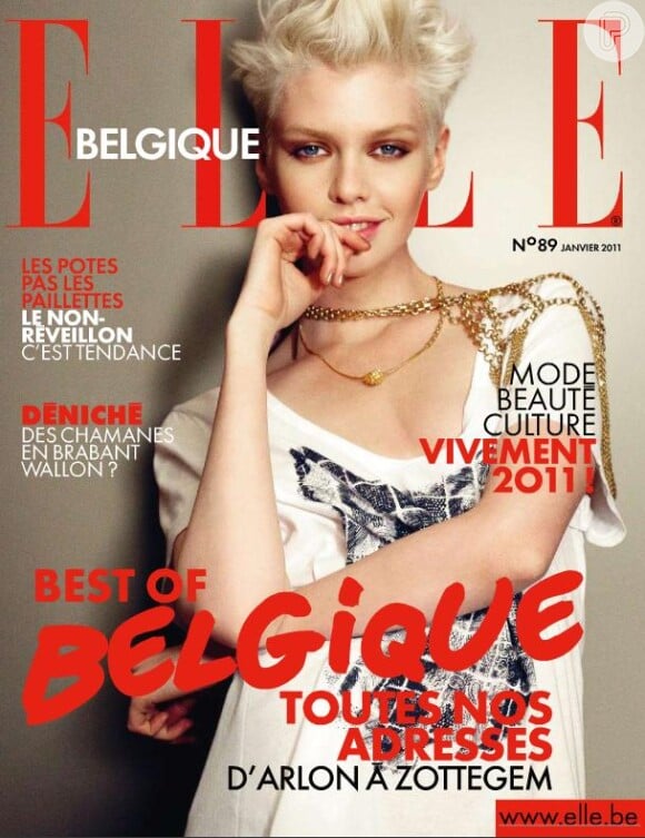 A modelo belga já estampou as versões internacionais das revistas 'Elle', 'Vogue' e 'Marie Claire'
