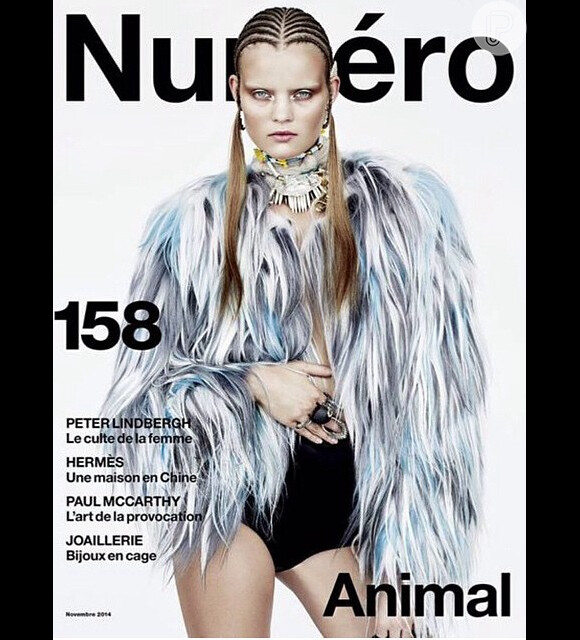 Kate Grigorieva também posou para a capa da revista francesa 'Numéro'